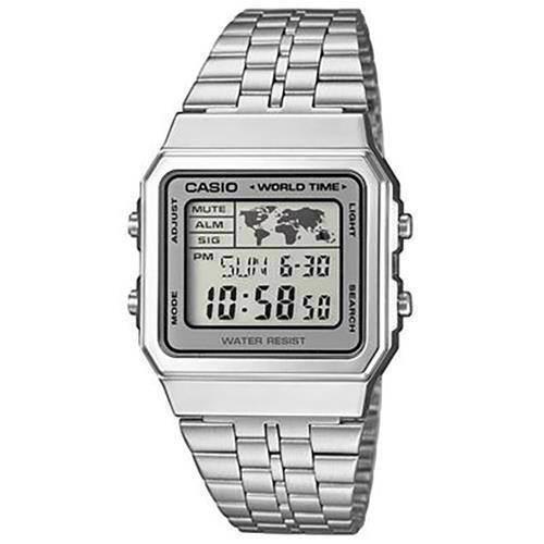 Image of Collection rustfri stål quartz multifunktion (3437) Herre ur fra Casio, A500WEA-7EF